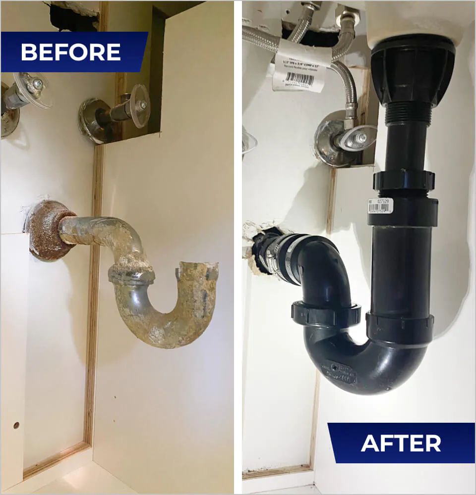Trap plumbing